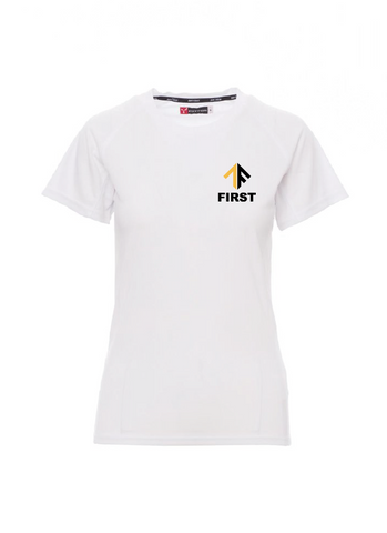 T-shirt Femme FIRST Blanc