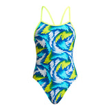 Filles Eco Single Strap One Piece Wild Wings