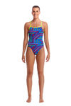 Women's One Piece Strapped In Chain Reaction