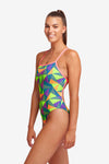 Women's One Piece Strapped In Cross Bars