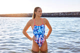 Women's One Piece Strapped In Different Stroke