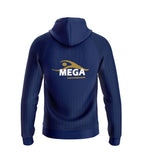Sweater Hooded Zipped Womens MEGA Navy