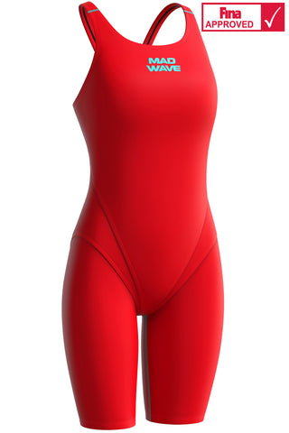 Women's EXT Bodyshell Open Back Racing Suit Red