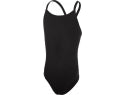 Girls' Strapped One Piece Still Black Solid