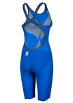 Combinaison Femme Powerskin Carbon Air 2 Dos Ouvert Bleu-Jaune