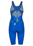Combinaison Femme Powerskin Carbon Air 2 Dos Ouvert Bleu-Jaune