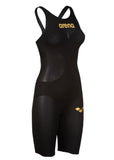 Women's Powerskin Carbon Air 2 Open Back Kneesuit Black-Gold
