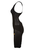 Women's Powerskin Carbon Air 2 Open Back Kneesuit Black-Gold